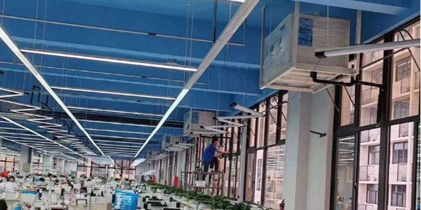 鞋廠降溫設備優選：蒸發冷省電空調高效又節能