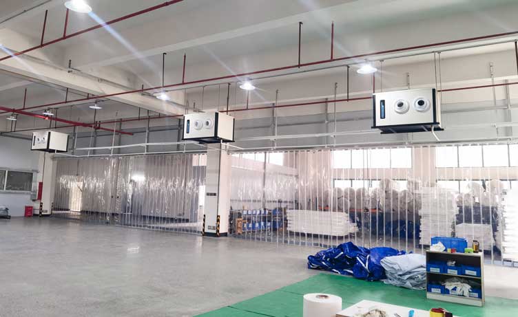 工業(yè)專用空調(diào)，應(yīng)用蒸發(fā)冷省電空調(diào)-臥式射流空調(diào)機(jī)組