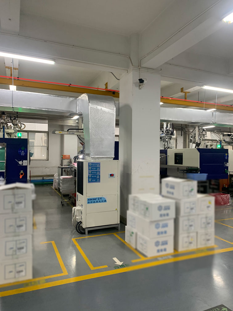 廠房車間定點降溫，應用蒸發冷省電空調管道機組