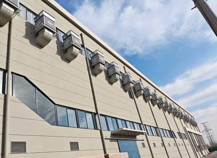 工業(yè)廠房車(chē)間通風(fēng)降溫?fù)Q氣，應(yīng)用星科環(huán)?？照{(diào)