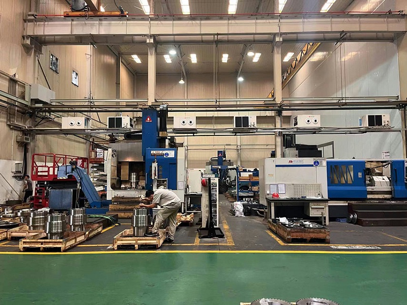 齒輪廠車間降溫使用工業蒸發冷省電空調，用電量只需傳統空1/6